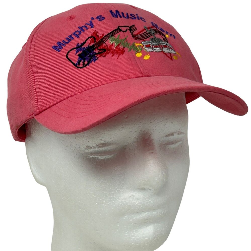 Murphys Music Barn Hat Cap Pink Strapback Country Cedar Hill Tennessee 6 Panel